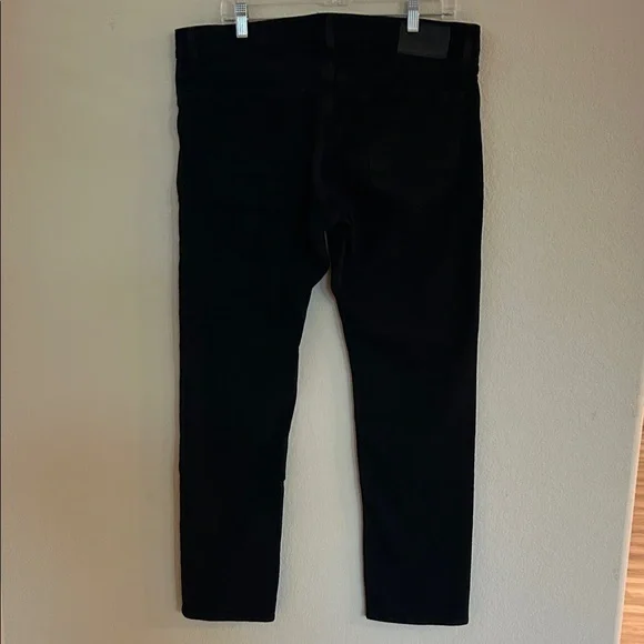 Hugo Boss Cashmere-Touch Denim Men's Black Jeans - Picture 3 of 14